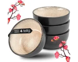 Moritz & Moritz VIDA 4-delige miso-kommen set beige