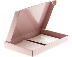 Boîte aux lettres A5 - 50 pièces - 25,5 x 16 x 2,8 cm - Boîte d'expédition en karton - Boîte aux lettres