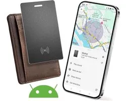 Bluetooth Portemonnee Tracker voor Android - Draadloze Smart Card voor Bagage en Tassen