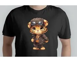 Leopard Private Investigator - T Shirt - Funny - Sarcasm - Sarcastic - gift - cadeau - Detective - Mystery - Misdaadverhaal - Speurneus
