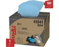 Poetsdoek wypall 8294 x80 powerclean blauw