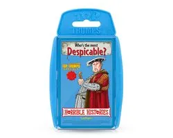 Winning Moves kaartspel Top Trumps Horrible Histories educatief.