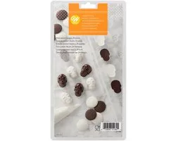 Wilton Candy Mold - Halloween Mini Schedel - Chocolade Mal - Bakvorm Chocolade