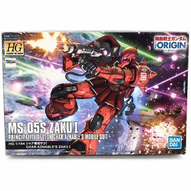 bandai 1/144 HG MS-05S Char Zaku I  Gundam THE ORIGIN -new-