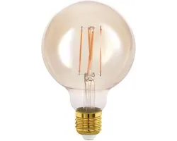 Eglo Vintage LED Kooldraadlamp – Ø 9,5 cm - E27 - Amberkleurig