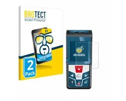BROTECT - Screenprotector voor Bosch GLM 50 C Professional - Folie Beschermfolie transparant 2 Stuks