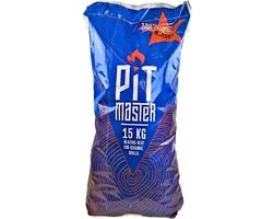Pitmaster Marabu houtskool zak 15 Kg + 1 Kg aanmaakwokkels