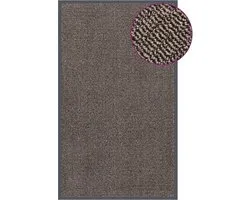 VDXL Deurmat getuft 90x150 cm donkerbruin