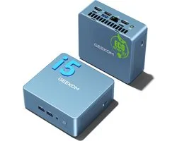GEEKOM Mini IT12 Mini PC, Mini PC met Windows 11 Pro,NUC12 i5-12450H (8 kernen, 12 threads, tot 4,4 GHz), 16 GB DDR4 512 GB SSD ,Mini Computer - 8K | USB4 | WiFi​​,Game PC,pc voor games en kantoor,mini-computer
