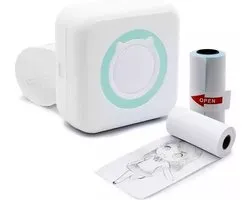 Mini Fotoprinter - Pocket Printer - Bluetooth 4.0 - Draadloos - Thermisch Printen - Draagbaar