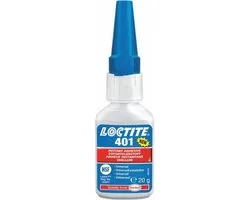 LOCTITE 401 Secondenlijm - Universele Snellijm - Transparant - Hittebestendig - 20 gram
