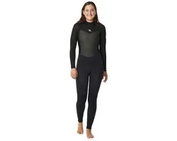 Rip Curl Omega 4/3mm wetsuit dames, zwart, 2025