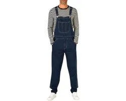 Salopette en jean pour hommes - Vêtements de loisirs amples en denim