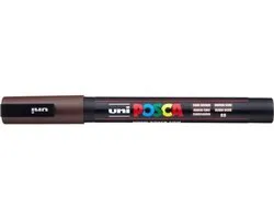 Marqueur de peinture uni-ball à base d'eau Posca PC-3M Brun foncé