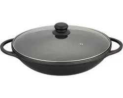 Wok 40 cm - Wok met Deksel - Aziatisch Koken - Wokken