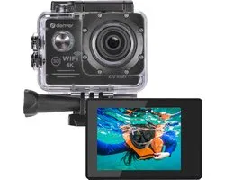 Action Camera Denver 4K - 20MP - Photo et vidéo - WiFi - Application - Étanche 40M - Incl. Accessoires de vêtements pour bébé - ACK8064