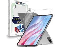 ebestStar - Coque compatible avec Honor Pad X9, Etui Protection Silicone Transparent Antichoc, Souple Slim, Transparent + Verre Trempé