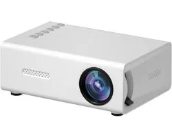 Mini Projector Draagbaar - Full HD 1080P - Beeld tot 60 Inch (150 cm) - Ingebouwde Stereo Speakers - Voor Thuis, Buiten en Presentaties