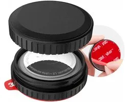 Housse AirTag étanche | 1 paquet | Tape 3M pour coller | Convient pour vélo, scooter, valise, moto, snowboard, skateboard, drone, fat bike, selle | Noir