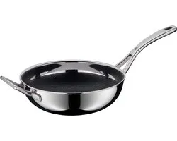 WMF Profi Resist - Wokpan - Ø 28 cm - RVS - Geschikt voor Inductie - Anti-aanbaklaag