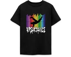 Breakdance Rainbow Graffiti T-Shirt Tiener