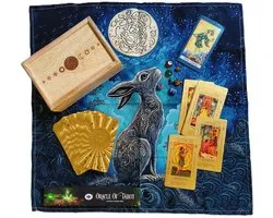Tarot set Full Moon - Tarotdeck in luxe doos en chakra stenen - Tarot Kado Set - Tarotkaarten