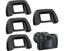 4 Stuks Oculair Schelp voor Digitale Camera's - Vervangende Oculair voor Nikon D7000 D750 D610 D600 D300 D200 D100 D90 D80 D70 D70s - Oculair Bescherming en Comfort