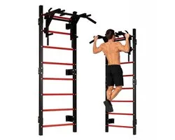 MovePro Wandrek - 215 cm - Optrekstang - 8 Sporten - Tot 300 kg