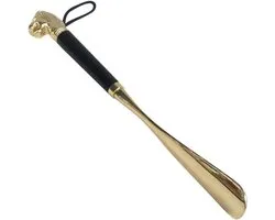 BESTYASH 32cm Handle Shoe Horn - Senior Socks Pullers For Easy On And Take Off - Metal Tools For Boots And Sneakers