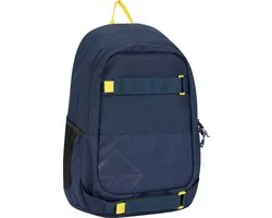 New Rebels Otis - Sac à dos Sanford 20L | Imperméable à l'eau | Compartiment pour ordinateur portable 15,6 | Bandes réfléchissantes | Compartiments spacieux | Polyester hydrofuge durable | bleu marin