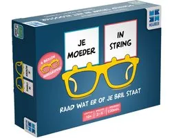 Megableu Je Moeder in String - Hilarisch Partyspel - Gezelschapsspel Voor Tieners en Volwassenen - 2-6 Spelers - Met Gekke Brillen