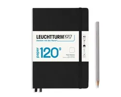 Leuchtturm1917 A5 Medium 120 grams editie Notitieboek blanco Black