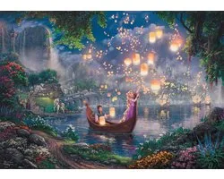 Schmidt Spiele 59480 Disney Rapunzel Thomas Kinkade Repelsteeltje Jigsaw Puzzle, Multi-Colour, 1000 stukjes
