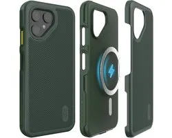 Tudia Fairphone 6/6+ Hoesje DualShield MergeGrip [MagSafe] Donkergroen