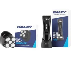 BALZY - Head & Balls bundel - Scheerapparaat hoofd - Bodytrimmer - Tondeuse