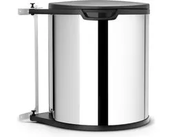Brabantia Built-in-Bin Vuilbak - 15 l - Brilliant Steel