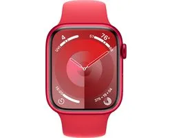 Apple Watch Series 9 - GPS + Cellular - 45 mm - Boîtier en aluminium (PRODUCT)RED avec bracelet Sport (PRODUCT)RED - M/L