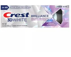 Crest 3DWhite Brilliance - Tandpasta - Verfrissende Pepermunt, 130g