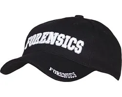 Fostex Garments - Baseball cap Forensics (kleur: Zwart / maat: NVT)