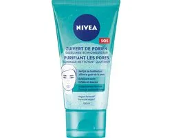 NIVEA Essentials Dagelijkse Reinigingsscrub - Gezichtsreiniger - Face Wash Voor de onzuivere huid - Melkzuur - Magnolia extract - 150 ml