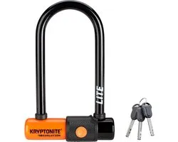 Kryptonite Evolution Lite Mini-6 Beugelslot Fiets – ART-2 – Slot voor (Elektrische) Fietsen – Lichtgewicht – 7x15,2 cm – Oranje