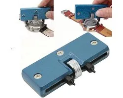 1PCs Verstelbare Horloge Opener Case Tool Druk Dichter Remover Wrench Schroef Wrench Reparatie Kits Gereedschap Horloge Batterij Remover