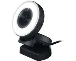Razer Kiyo - USB Webcam - voor Streaming - Ingebouwde Ringlamp - 1080p HD-video - Zwart