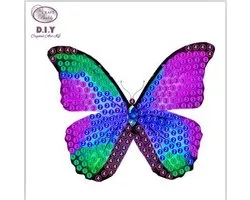 Diamond Painting Crystal Art sticker Disco Butterfly incl. gereedschap