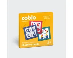 Coblo - Magnetic Tiles – Activiteitenkaarten – 100 opdrachten – Uitbreiding voor Magnetische Tegels – Magnetisch speelgoed – Vanaf 3 jaar