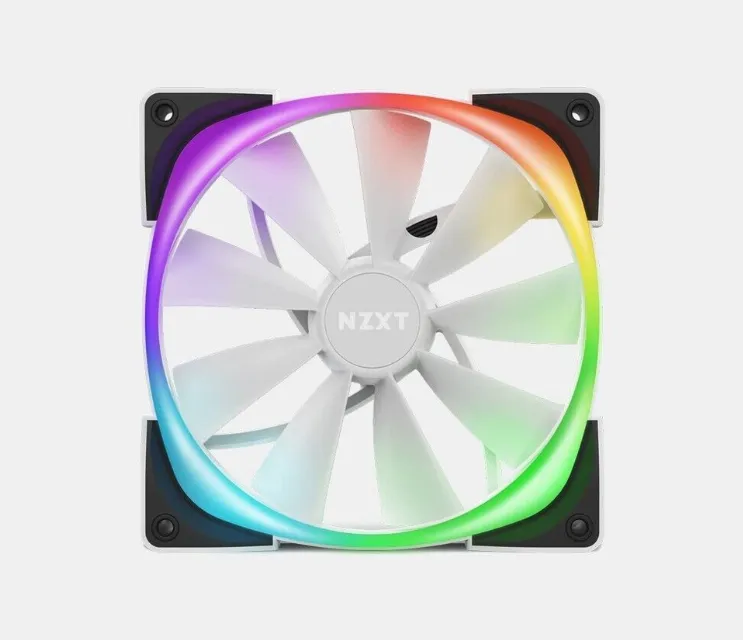 NZXT AER RGB 2 140mm RGB White Fluid Dynamic Bearing PWM Fan