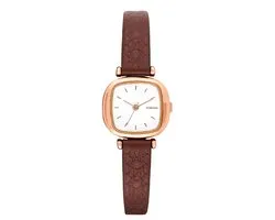 Komono Moneypenny Monogram Auburn W1324 Polshorloge