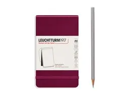 Leuchtturm1917 A6 Pocket Notitieblok Blanco Port Red