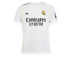 Real Madrid 25/26 Mbappe Thuis T-shirt Met Korte Mouwen Wit M Man