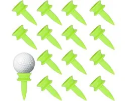 Tees de Golf en plastique , petits Tees Kasteel 25 Tees , verts, pour pièces de Golf , 100 pièces